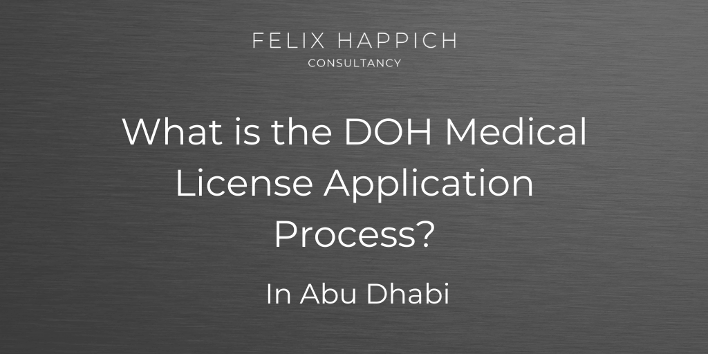 What is the DOH Medical License Application Process