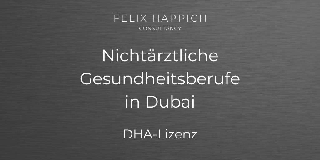 DHA-Lizenz für nichtärztliche Gesundheitsberufe in Dubai