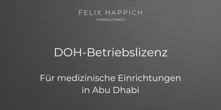 DOH-Medizinische Betriebslizenz für medizinische Einrichtungen in Abu Dhabi