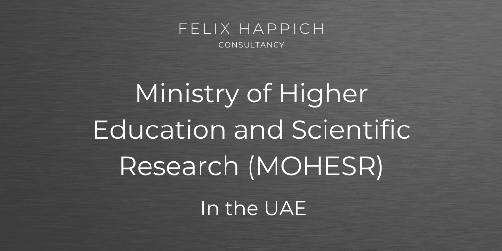 Ministry of Higher Education and Scientific Research (MOHESR) in the UAE A Complete Guide