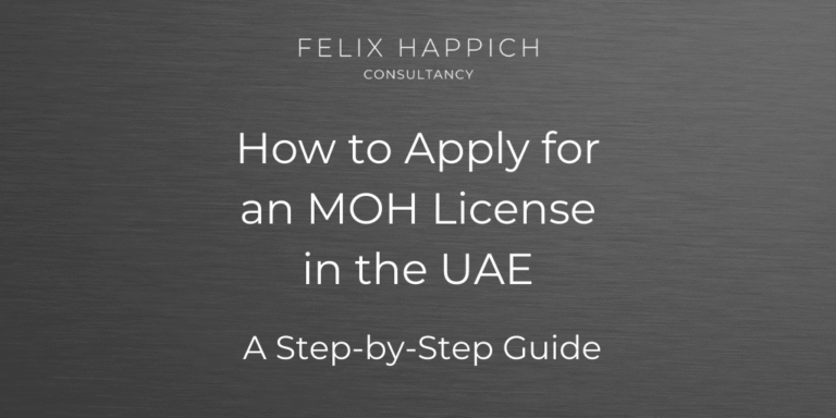 How to Apply for an MOH License in the UAE: A Step-by-Step Guide