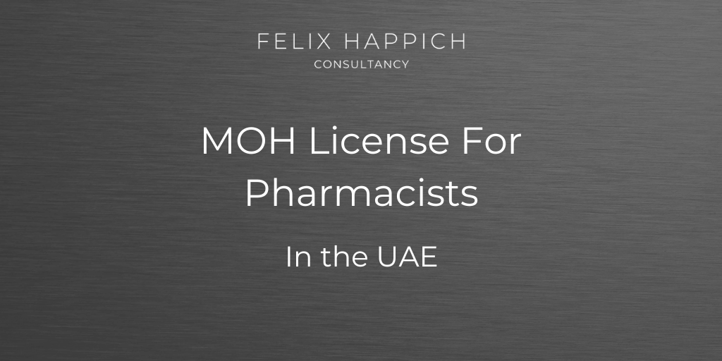 MOH License For Pharmacists in the UAE