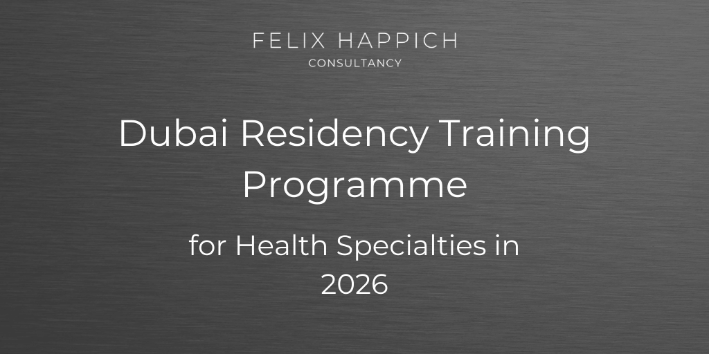 Dubai Residency Training Programme for Health Specialties in 2026