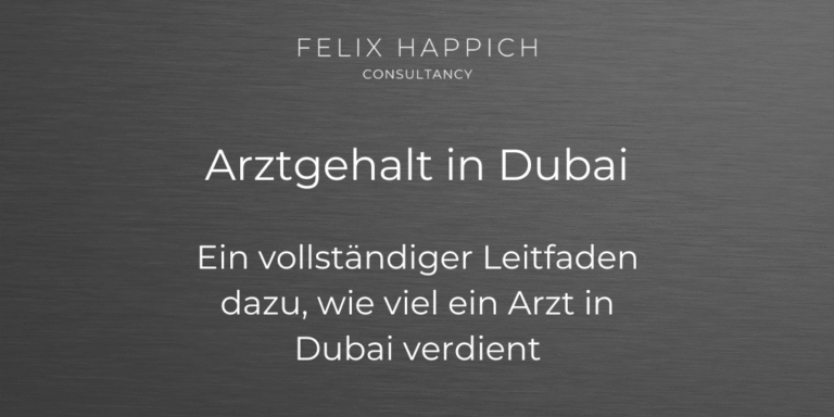 Arztgehalt in Dubai Ein vollständiger Leitfaden dazu, wie viel ein Arzt im Jahr 2026 verdient