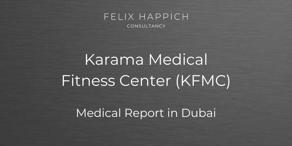Karama Medical Fitness Center (KFMC) in Dubai for Medical Report